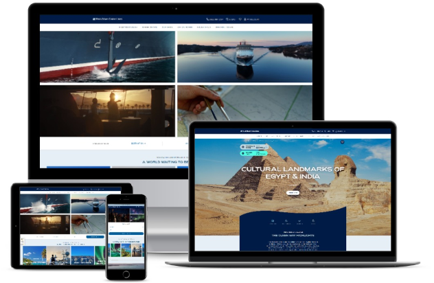 Fred. Olsen Project on multiple screens