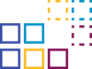 Branded hollow blocks icon