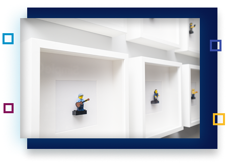 Lego wall at simpleclick