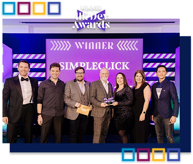 Team photo - winning UK Dev award