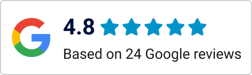 4.8 stars based on 24 Google Reviews